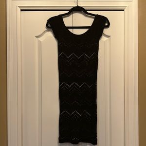 Bebe Cap sleeve bodycon Little Black Dress